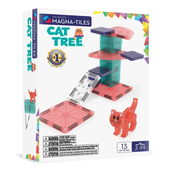 Magna-Tiles Magna-Tiles | Cat Tree Ensemble de 13 pièces