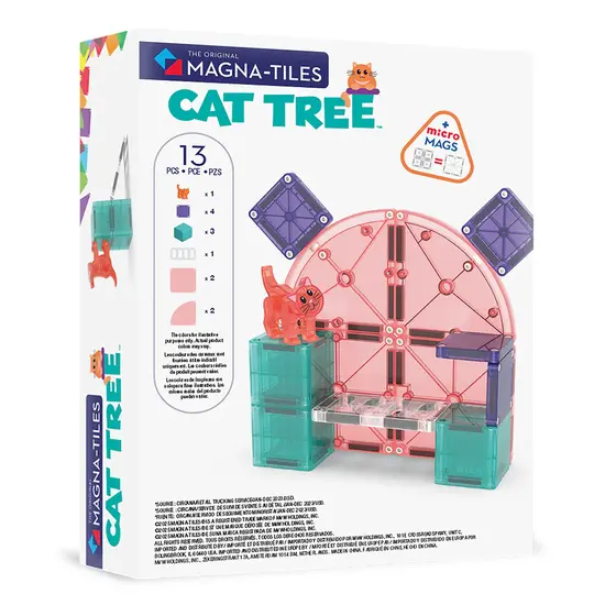Magna-Tiles Magna-Tiles | Cat Tree Ensemble de 13 pièces