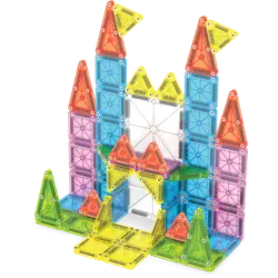 Magna-Tiles | Travel Set Deluxe Ensemble de 55 pièces
