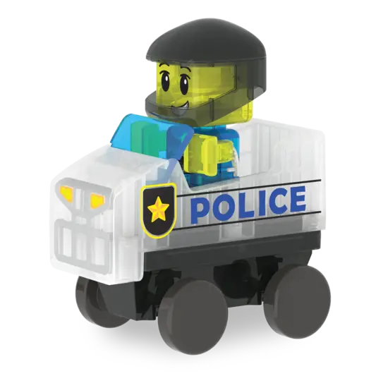 Magna-Tiles Magna-Tiles | Police Patrol Ensemble de 20 pièces