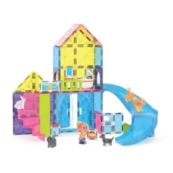 Magna-Tiles | Pet Playhouse Ensemble de 50 pièces