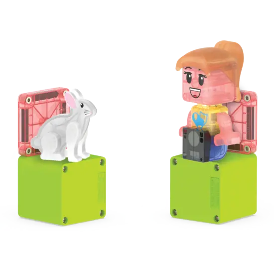 Magna-Tiles Magna-Tiles | Pet Playhouse Ensemble de 50 pièces