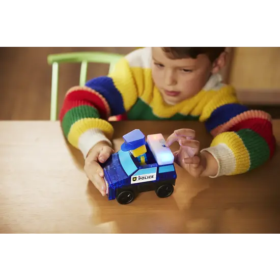 Magna-Tiles Magna-Tiles | Police Station Ensemble de 35 pièces