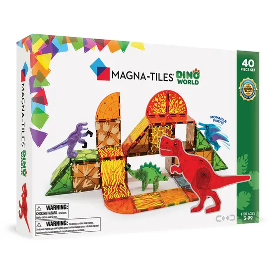 Magna-Tiles Magna-Tiles | Dino World 40 Pièces Set