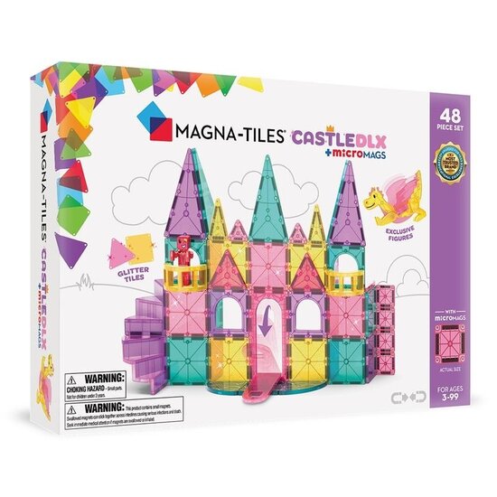 Magna-Tiles Magna-Tiles | Castle DLX 48 pièces Set