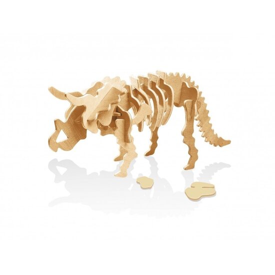 Buki Buki | Dino 3D en bois Triceratops