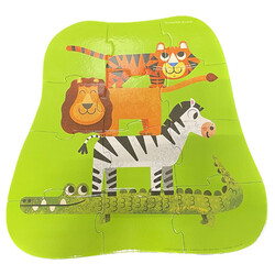 Crocodile Creek mini puzzle Jungle Friends 12pcs