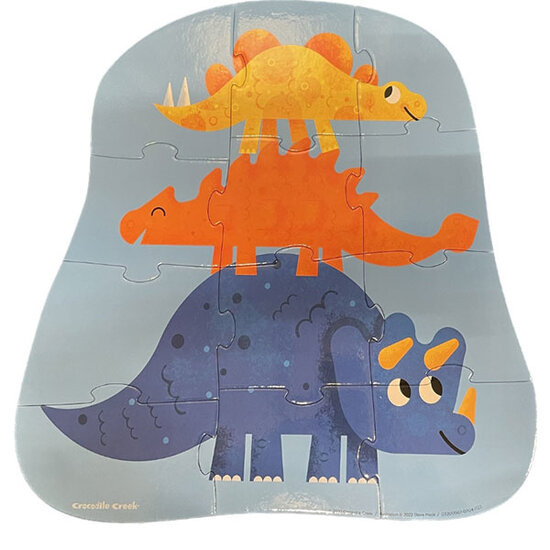 Crocodile Creek Crocodile Creek mini puzzle Dino Friends 12pcs