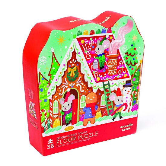 Crocodile Creek Crocodile Creek Puzzel Maison en pain d'épices 36 pièces