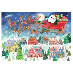 Puzzle Crocodile Creek La visite du Père Noël 100pieces