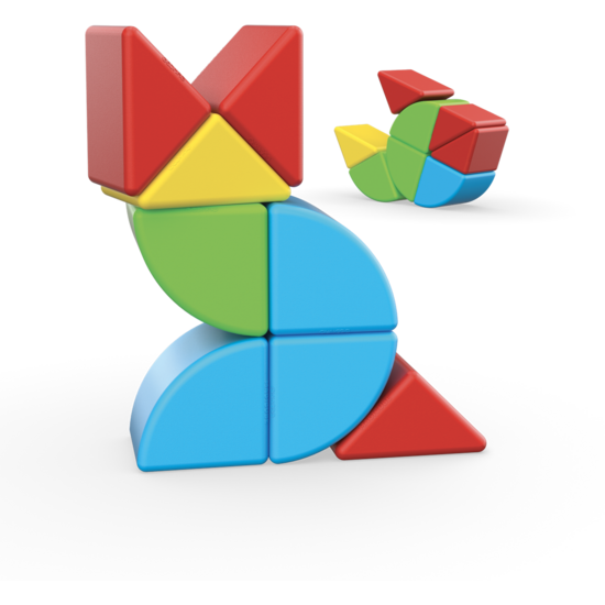 Geomag Geomag | Magicube Blocs recyclés en couleur Cristal 24 pièces