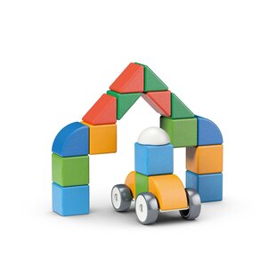 Geomag | Magicube Recyclé 4 Formes Petit Monde 25 pièces