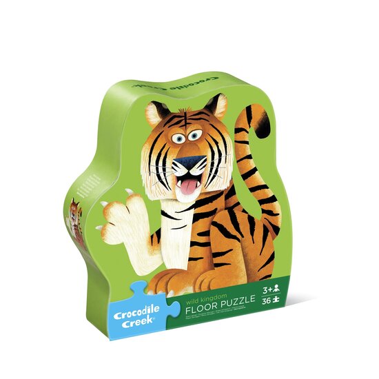Crocodile Creek Crocodile Creek | Floor Puzzle, 36 pièces - Animaux sauvages