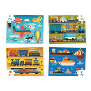 Crocodile Creek | Four Puzzles To Grow On - Véhicules