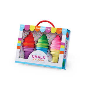 Crocodile Creek | Craie de trottoir Set de 3 - Glaces