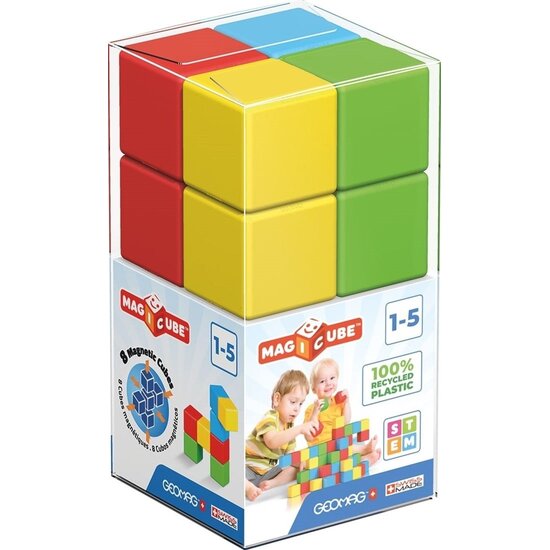 Geomag Geomag | Magicube Cristal recyclé en couleur8 pièces