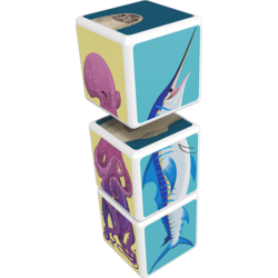 Geomag | Magicube Mix & Match Animaux marins 3 pièces