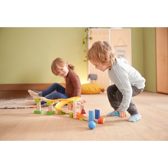 Haba Haba | Kullerbü Piste de billes - Kit de construction