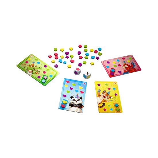 Haba Haba | Jeu de société Hourra ! Il pleut des confettis Un jeu haut en couleur
