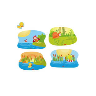 Haba | 4 premiers puzzles Animaux petits