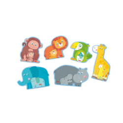 Haba | 6 premiers puzzles Famille animale