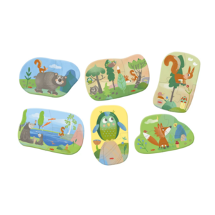 Haba | 6 premiers puzzles Animaux de la forêt