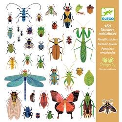Djeco | 160 Metallic Stickers Microkosmos