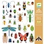 Djeco Djeco | 160 Metallic Stickers Microkosmos