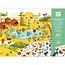 Djeco Djeco | 90 autocollants transférables et 3 grands décors : savane, désert et pôle Nord