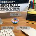 Bopster Bopster | Spin Ball Spinner Multicoloured Metallic
