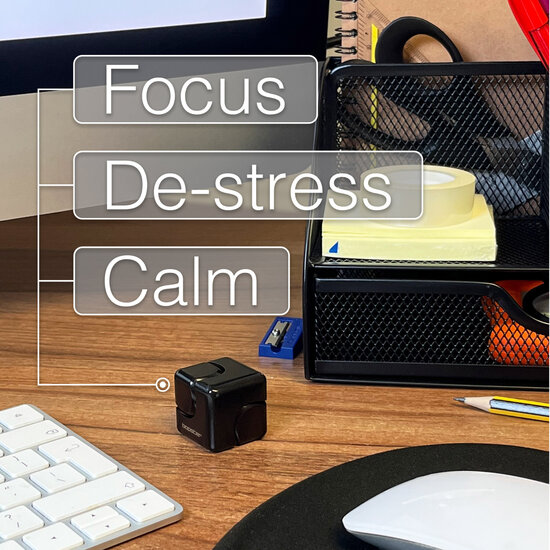 Bopster Bopster | Fidget Cube Spinner Black