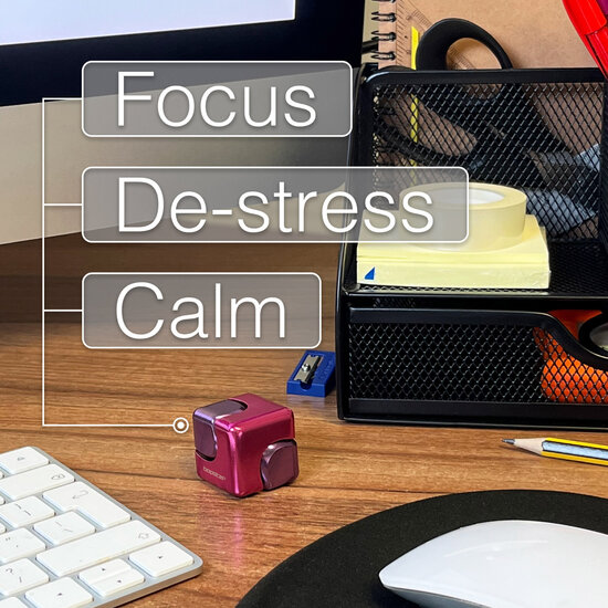 Bopster Bopster | Fidget Cube Spinner Pink & Purple