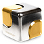 Bopster Bopster | Fidget Cube Spinner Silver & Gold