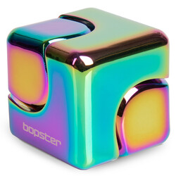 bopster | Fidget Cube Spinner Multicoloured Metallic