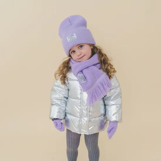 Lil'Boo Lil' Boo | Gants Hygge Abricot 4-14 ans