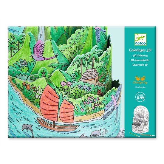 Djeco Djeco | Couleurs 3D au sommet... de mon île