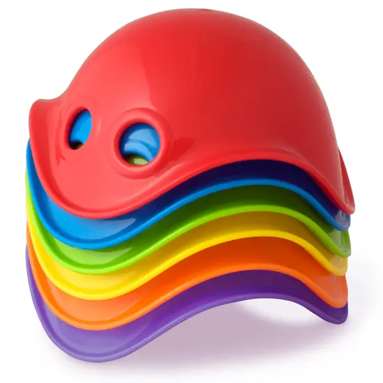 Moluk Moluk | Jouets pour le bain Mini Bilibo's Classic Mix, lot de 6
