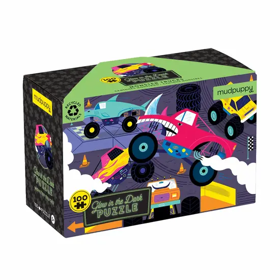 Mudpuppy Mudpuppy | Puzzle phosphorescent / Monster Trucks
