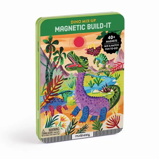 Mudpuppy Mudpuppy | Livre magnétique Dino Mix-Up