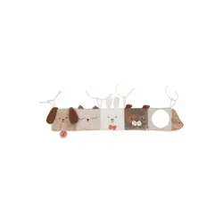 Jollein | Hochet suspendu Animal Friends/Elephant Tales Oatmeal