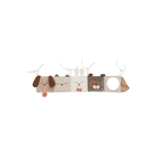 Jollein | Hochet suspendu Animal Friends/Elephant Tales Oatmeal