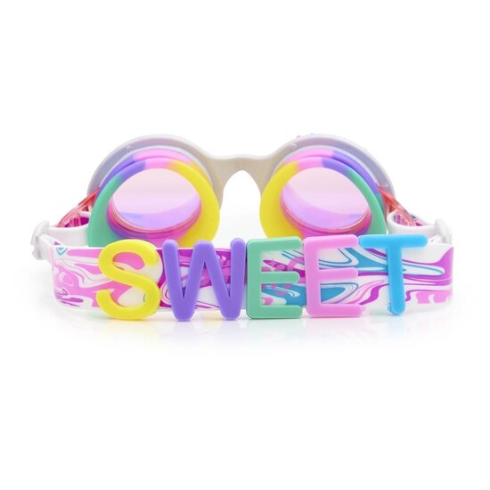 Bling2o Bling2o | Masque de plongée Bright Stripe Rainbow Ribbon +6Y