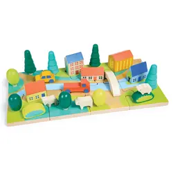 Mentari | Puzzle Tiny Town Bois
