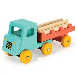 Mentari | Set de jeu Camion avec grumes en bois