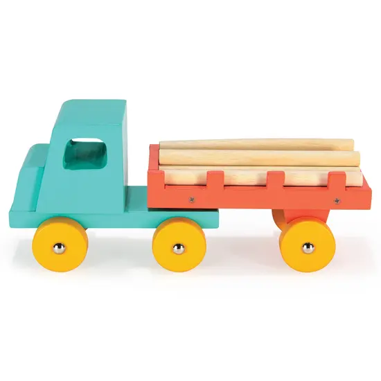 Mentari Mentari | Set de jeu Camion avec grumes en bois