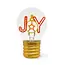 Legami Legami | Lampe de table en forme d'ampoule Bulb Fiction Joy