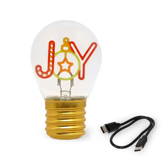 Legami Legami | Lampe de table en forme d'ampoule Bulb Fiction Joy