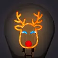 Legami Legami | Lampe de table en forme d'ampoule Bulb Fiction Reindeer