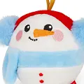 Legami Legami | Décoration de Noël en peluche Ho-Ho-Hornaments Bonhomme de neige