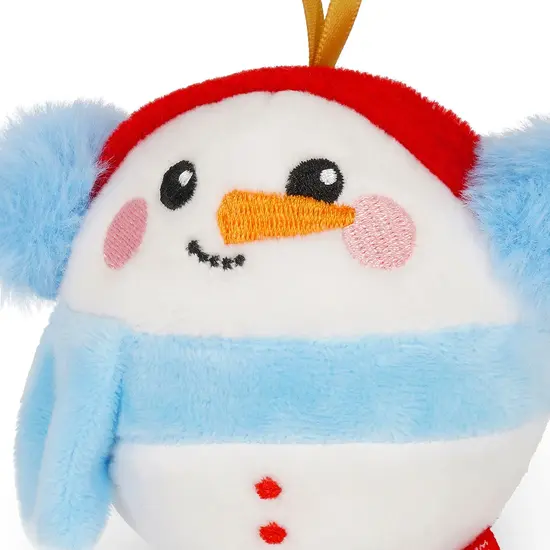 Legami Legami | Décoration de Noël en peluche Ho-Ho-Hornaments Bonhomme de neige